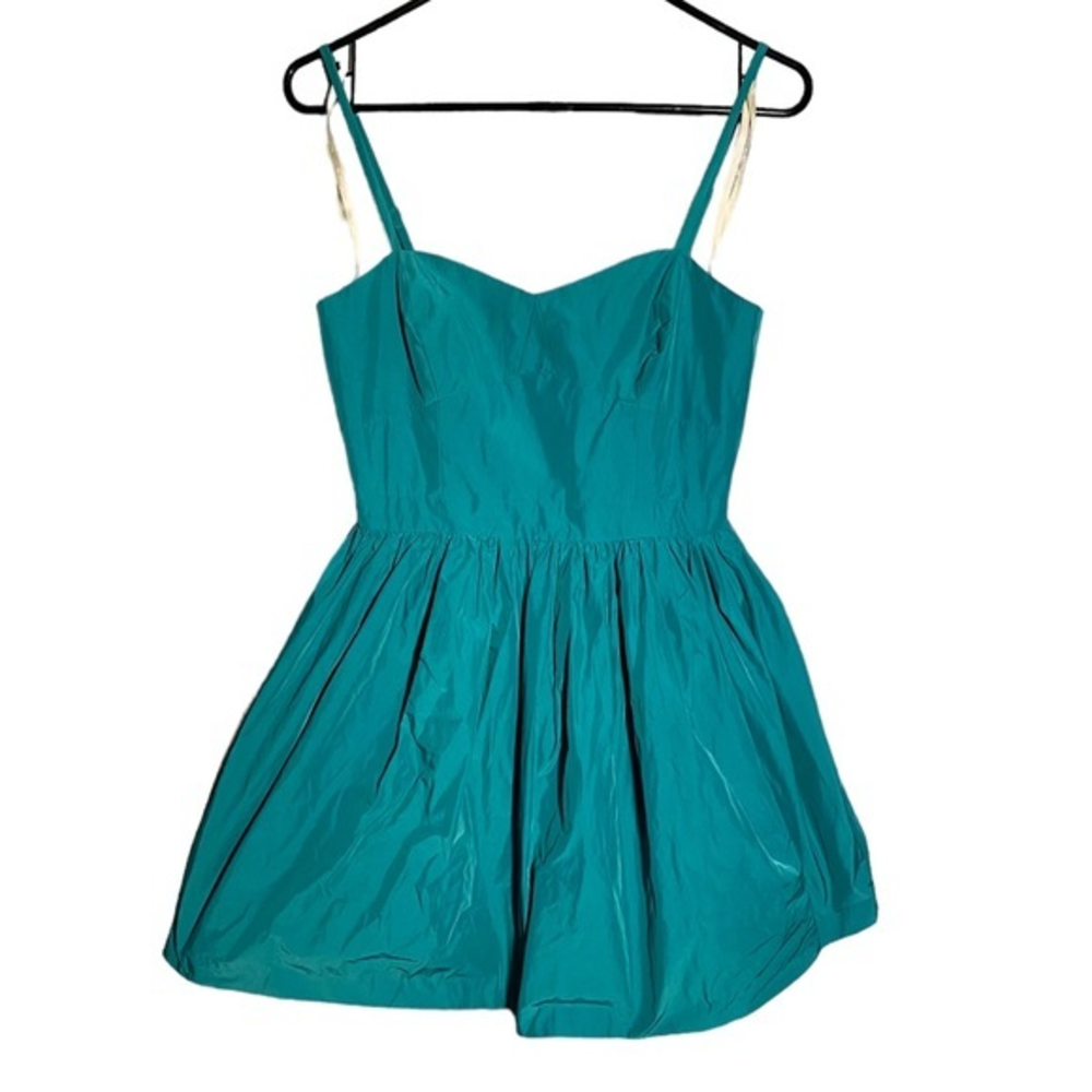 NWT BCBGENERATION Blue Green Sleeveless Dress‎ Size 4